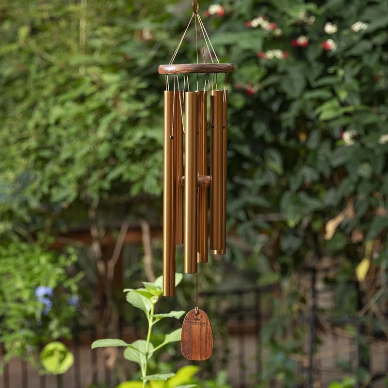 Inspirational Bronze Wind Chime - Medium (24