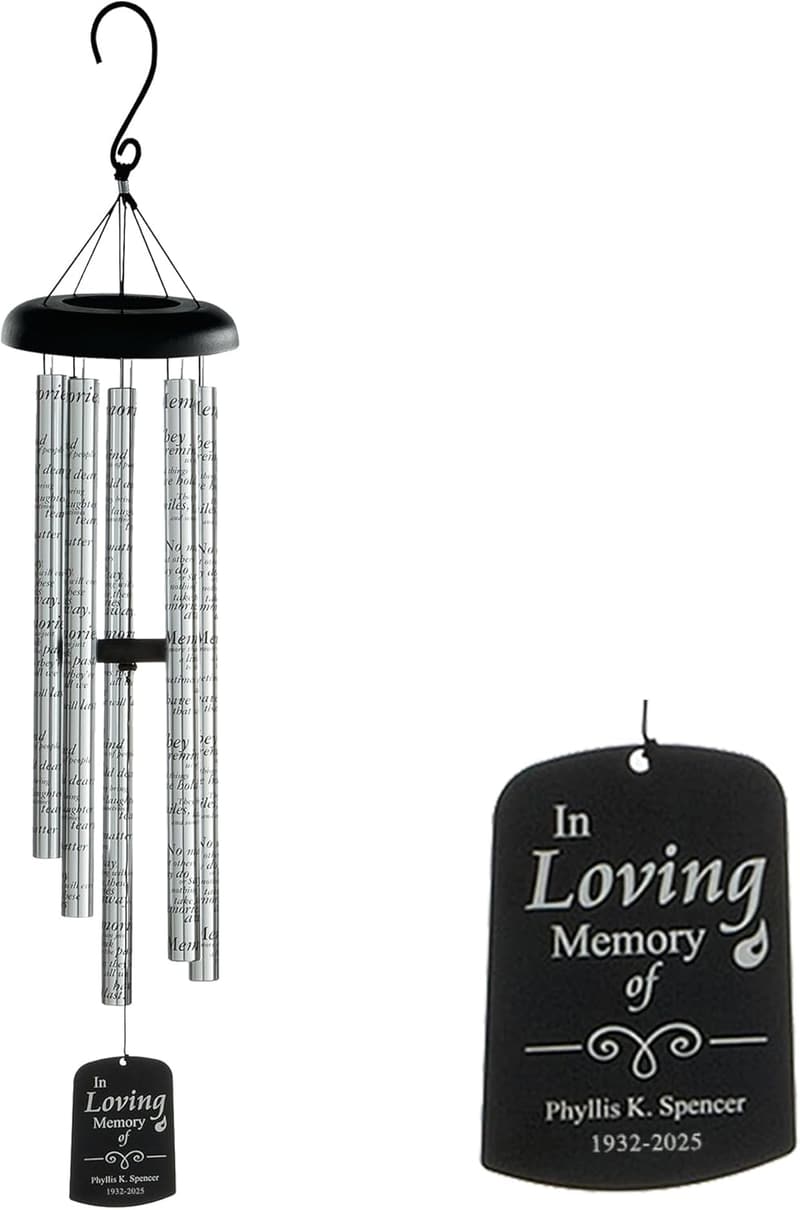 Personalized Memorial Wind Chime - 44