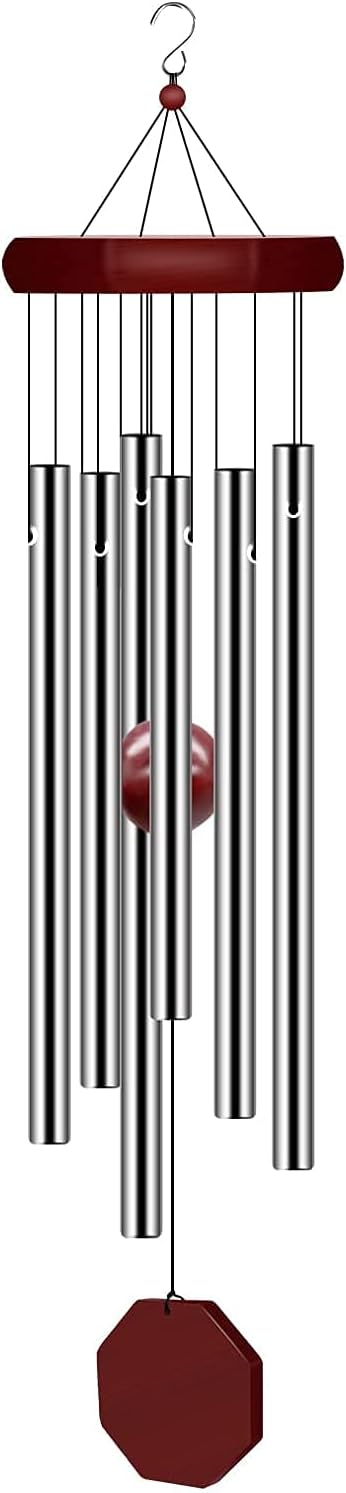 Sympathy Memorial Wind Chimes with Personalized Deep Tone