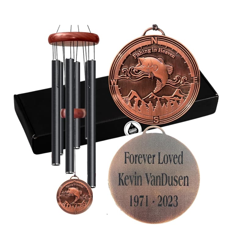 Personalized Memorial Wind Chimes for Sympathy Gifts