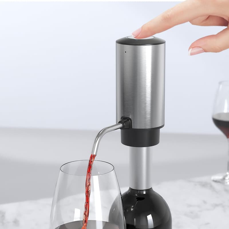 Rechargeable Electric Wine Aerator & Dispenser for Wine Lovers