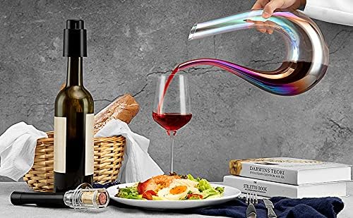Iridescent Wine Decanter Set with Accessories - 1200ml