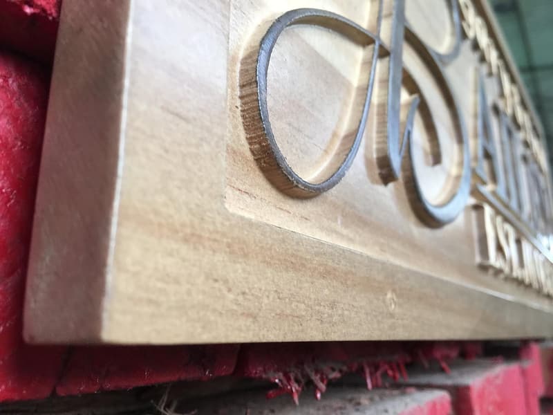 Personalized Solid Pine Wood Rustic Home Sign Décor