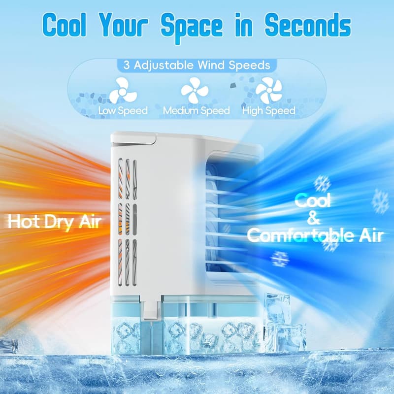 Mini Portable 4-in-1 Evaporative Air Conditioner