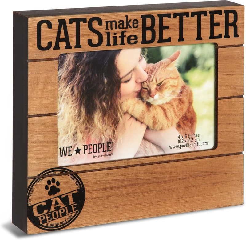 We People-Cats Picture Frame – 4x6 Life's Better Gifts