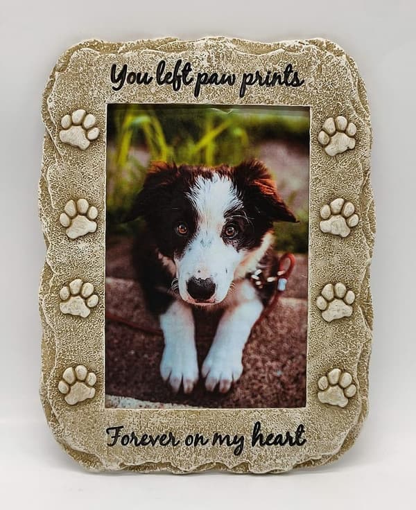 Pet Memorial Picture Frame Keepsake for Healing Remembrance