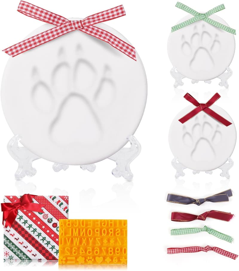 Pet Memorial Keepsake Kit - Clay Paw Print for Pet Lovers