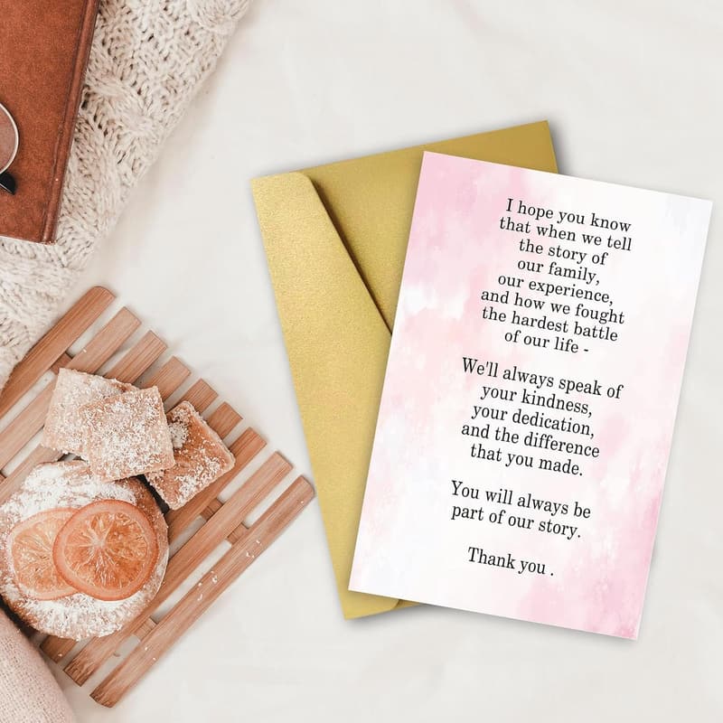 Thank You Card for Doctor & Nurse Appreciation Gifts