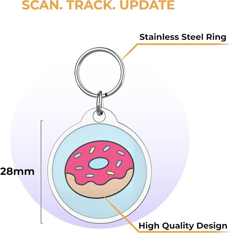 Personalized Smart QR Code Pet Tags for Dogs & Cats