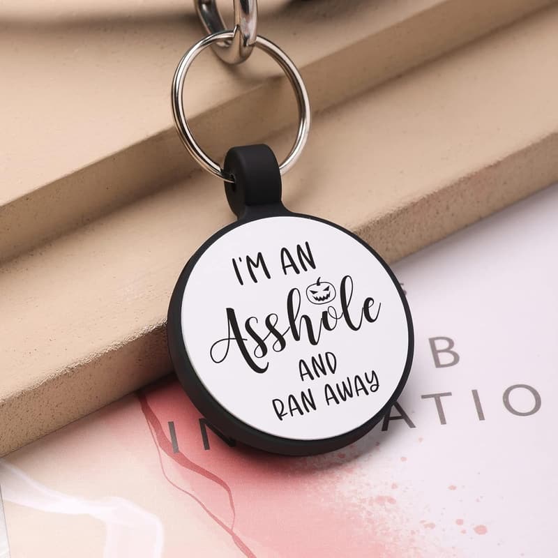 Durable QR Code Silicone Pet ID Tag with Online Profile