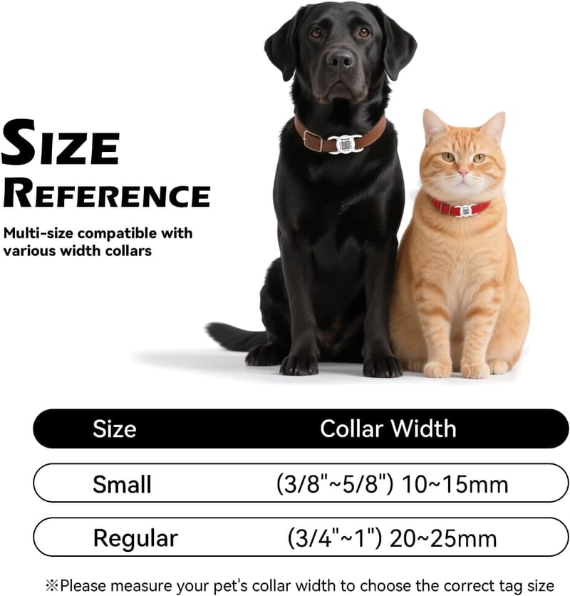 Personalized QR Code Dog Tag with NFC & Silicone Design