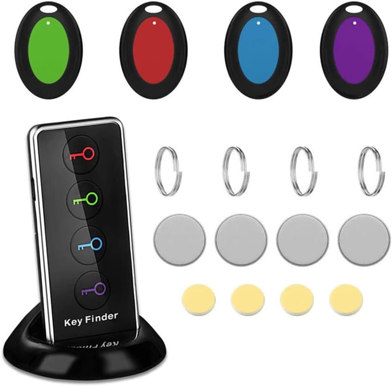 Bluetooth Key Finder with 1 Transmitter & 4 Receivers