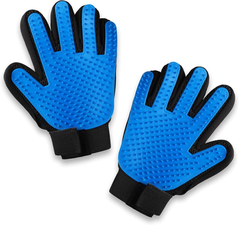 Dog Grooming Gloves - Professional Deshedding Tool for All Sizes