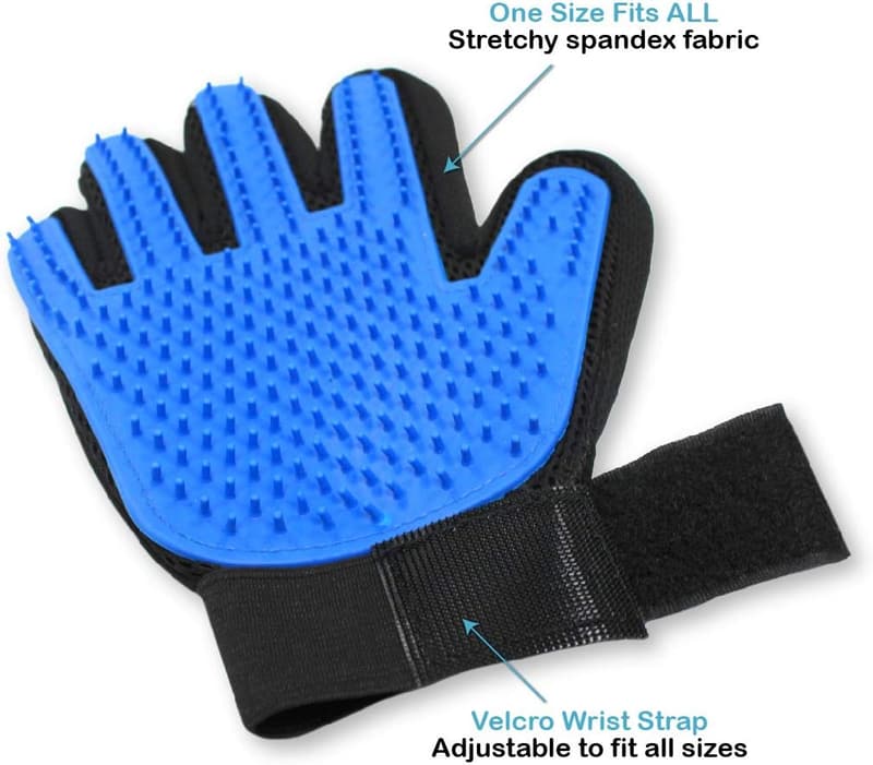 Dog Grooming Gloves - Professional Deshedding Tool for All Sizes