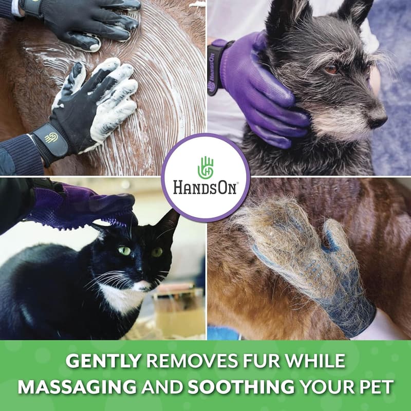 Pet Grooming Gloves - Award-Winning Shedding & Bathing Solution