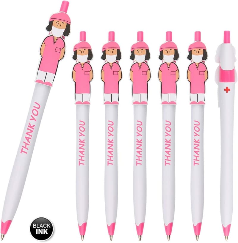 Nurse Appreciation Pens - Cute Pink Set for Healthcare Staff (36 Pack)