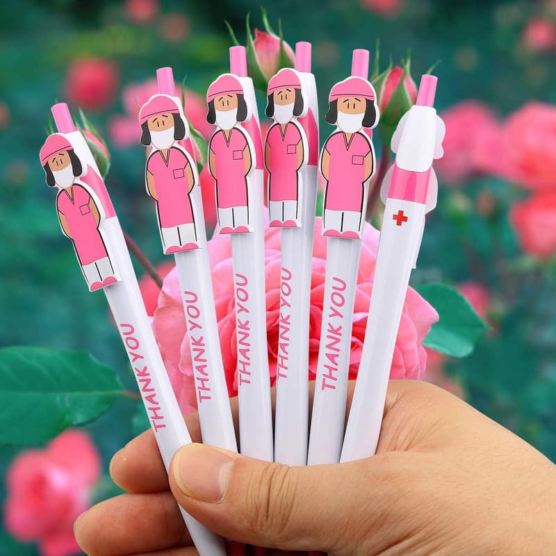 Nurse Appreciation Pens - Cute Pink Set for Healthcare Staff (36 Pack)