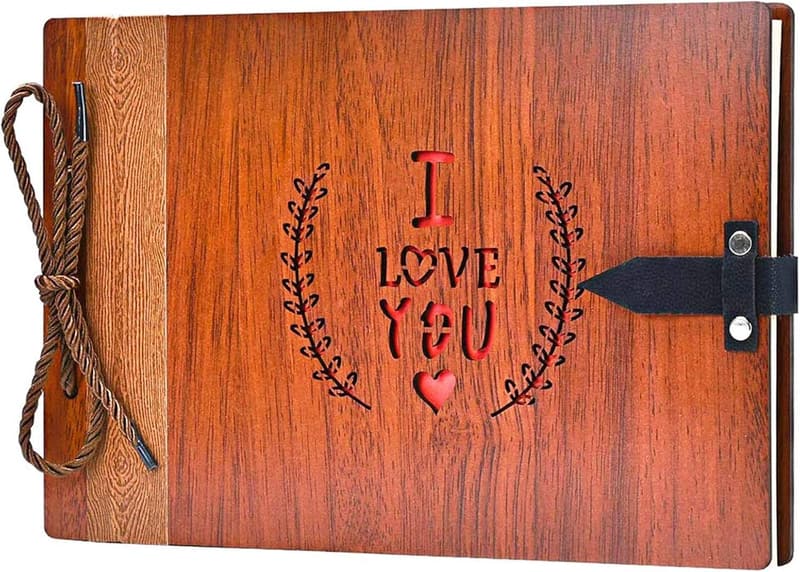 DIY Wooden Photo Album for Weddings, Birthdays & Anniversaries