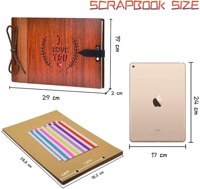 DIY Wooden Photo Album for Weddings, Birthdays & Anniversaries