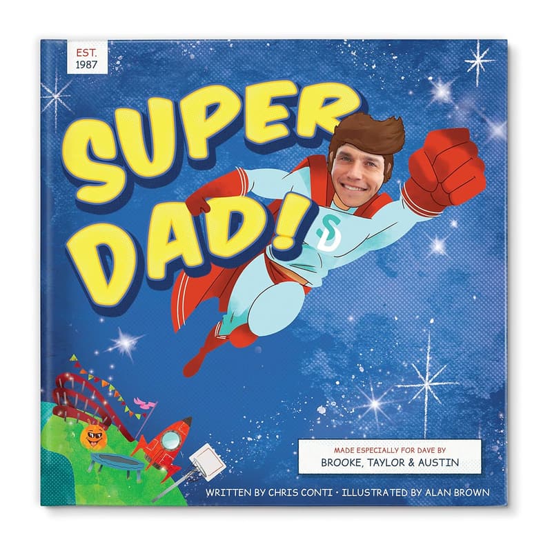 Personalized Storybook for Super Dads (Hardcover)