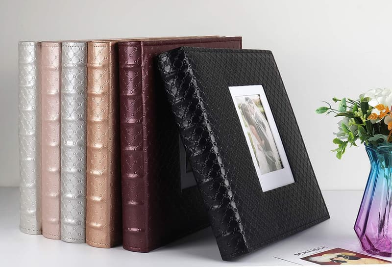 Large Capacity Black Photo Album for 4x6 Pictures - 600 Pockets