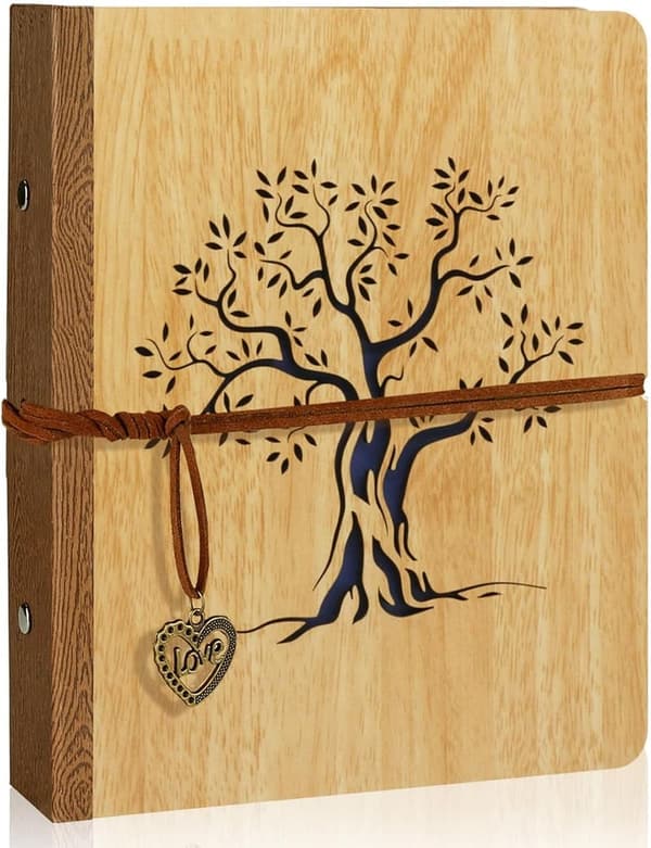 Family Tree 4x6 Photo Album for Mom and Dad, Holds 200 Pictures