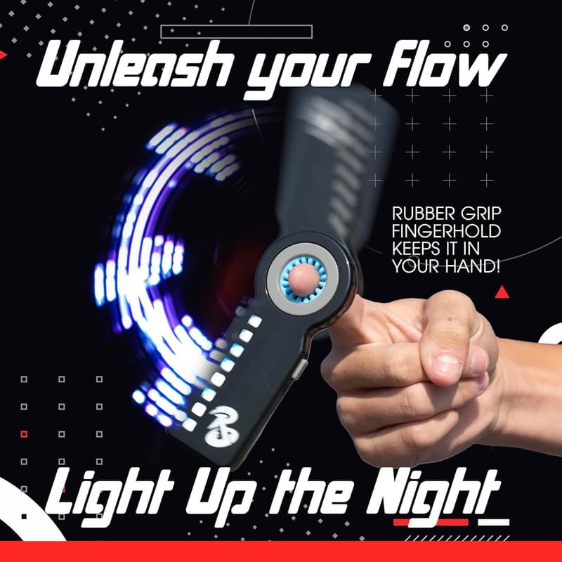 Durable LED Fidget Spinner Toy for Kids and Young Adults