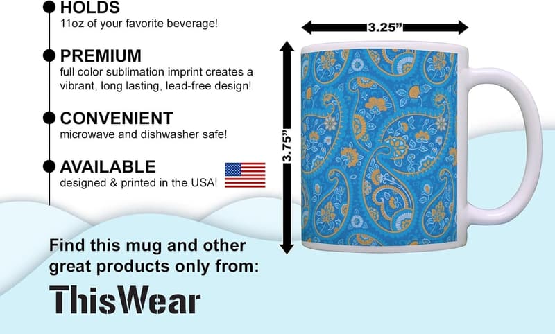 Funny Science Mug for Teachers - 11oz Ceramic, Gauss Law Design