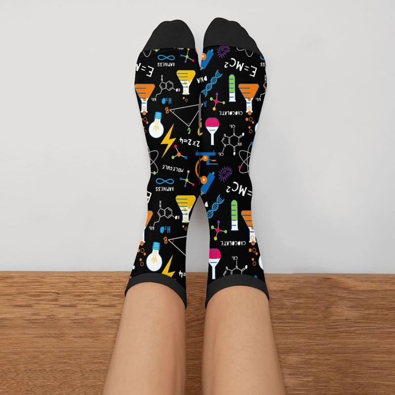 Funny Novelty Crew Socks for Men and Women Gift