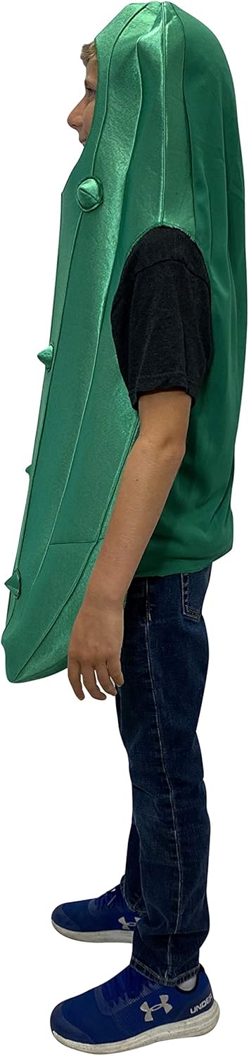 Child's Green Pickle Halloween Costume, Size 7-10
