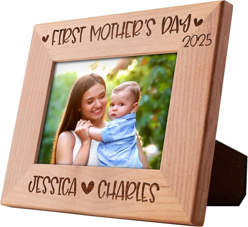 Personalized First Mother's Day Picture Frame for Mom