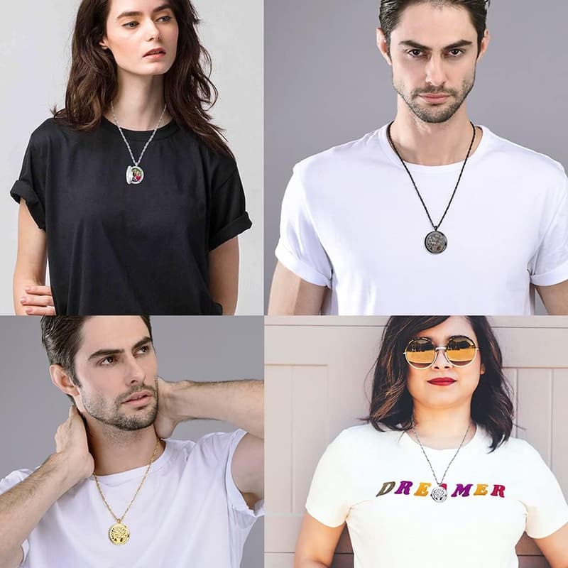 Personalized Engraved Locket Necklace for Couples