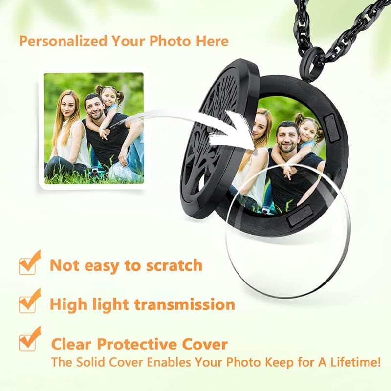 Personalized Engraved Locket Necklace for Couples