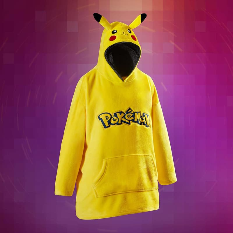 Pikachu Oversized Hoodie Blanket for Men & Teens
