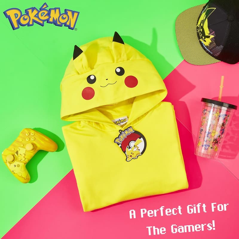 Pikachu Boys & Teens Hoodie - Warm Anime Sweatshirt