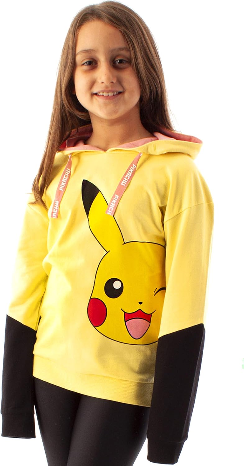 Pikachu Yellow Hoodie for Kids