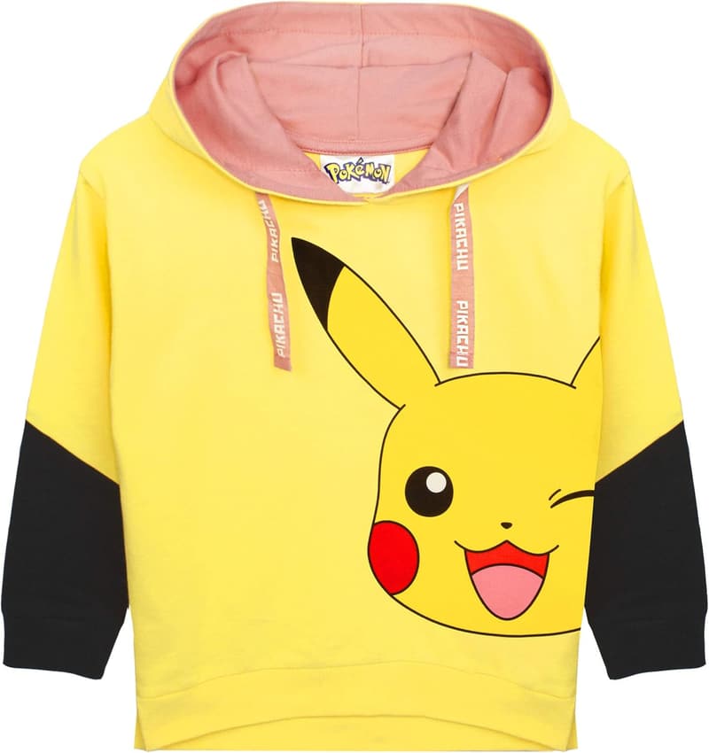 Pikachu Yellow Hoodie for Kids