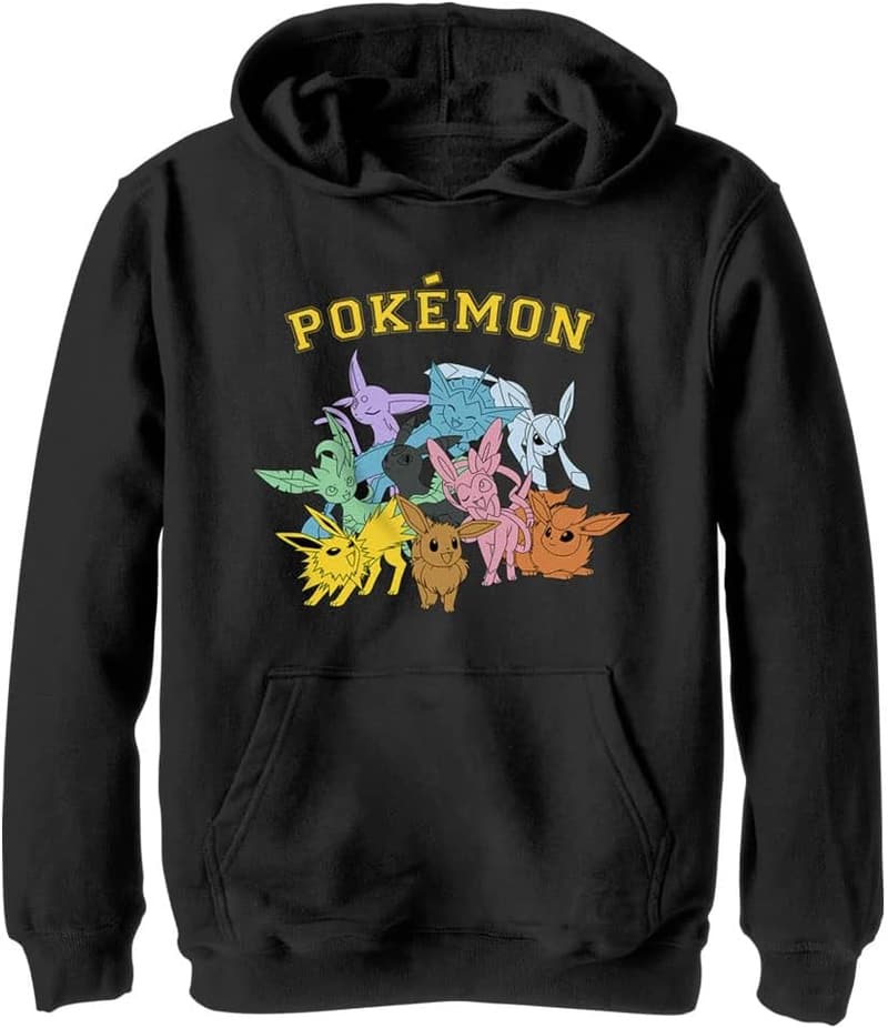 Eevee Evolution Kids Pullover Hoodie
