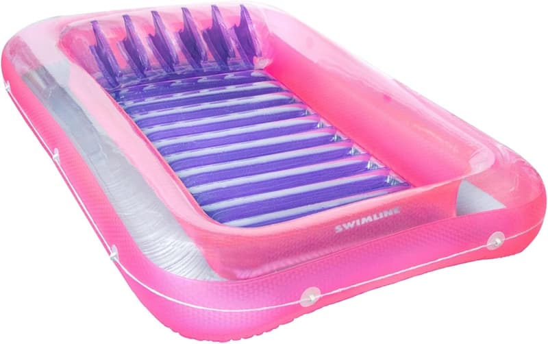 Classic Inflatable Tanning Float with Adjustable Pillow