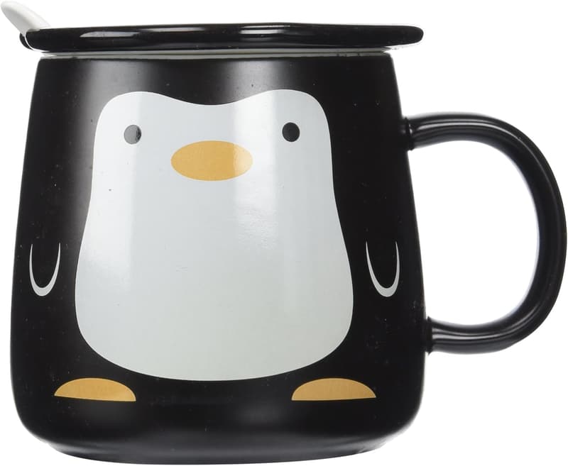Penguin Ceramic Mug - 10.58oz Birthday & Christmas Gift