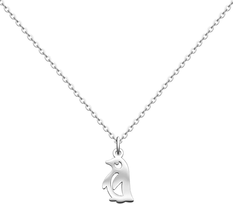 Animal Lover Pendant Necklace - Stainless Steel Gift for Women