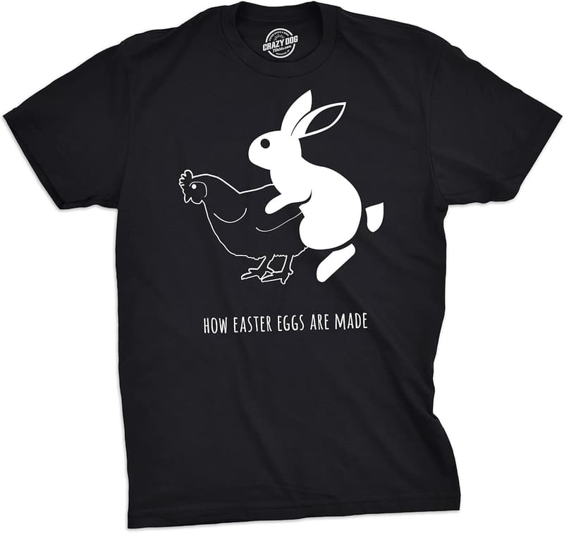 Funny Easter Bunny T-Shirt for Men