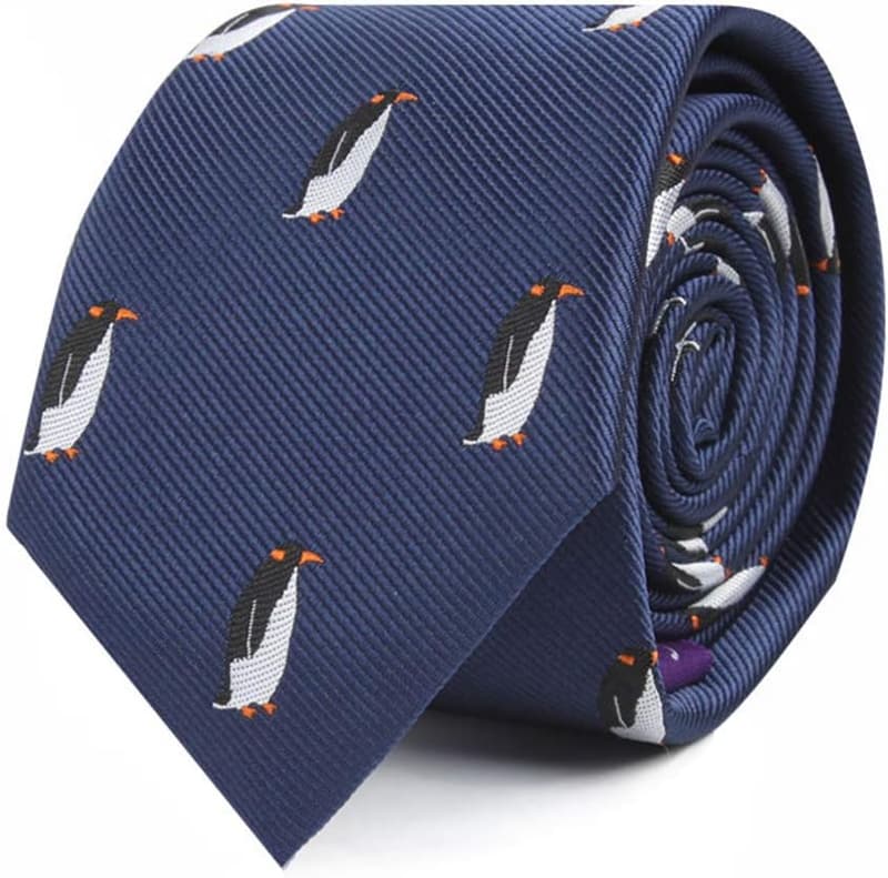Groomsmen Wedding Ties | Woven Animal Print Neckties