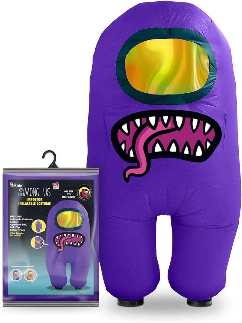 Purple Impostor Inflatable Costume for Adult Halloween Cosplay