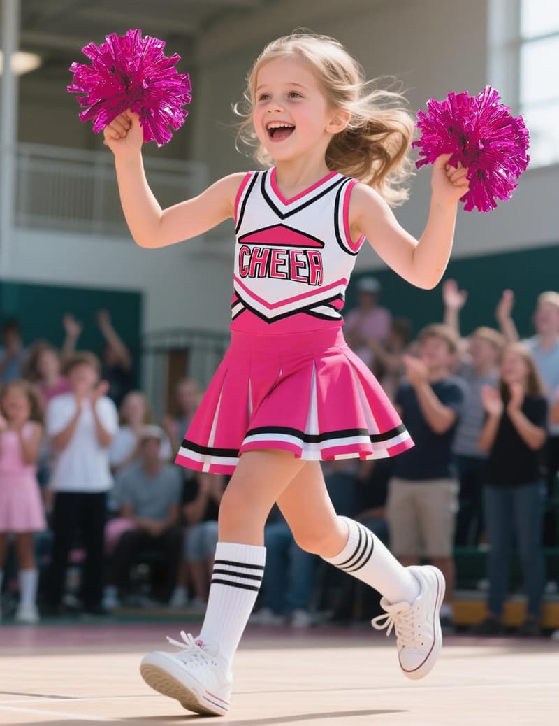 Halloween Cheerleader Costume for Girls