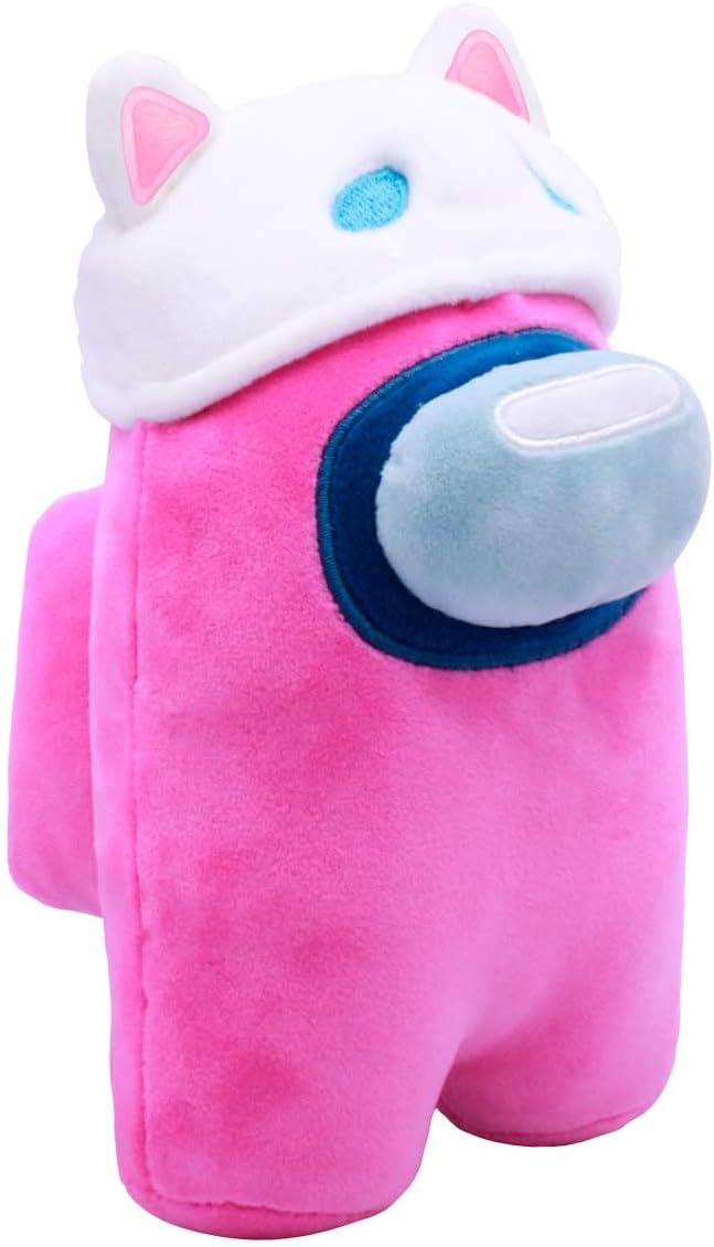 Among Us Plush Toy - Series 2 (Pink with Cat Ears)