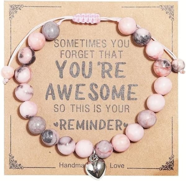 Natural Stone Chakra Bracelet for Women - Healing Gift