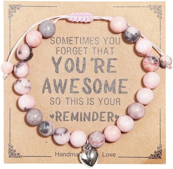 Natural Stone Chakra Bracelet for Women - Healing Gift