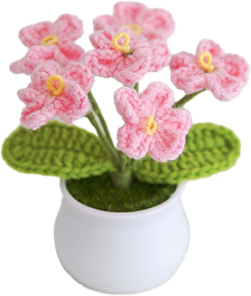 Artificial Handmade Pink Forget-Me-Not Flowers for Gifts & Decor