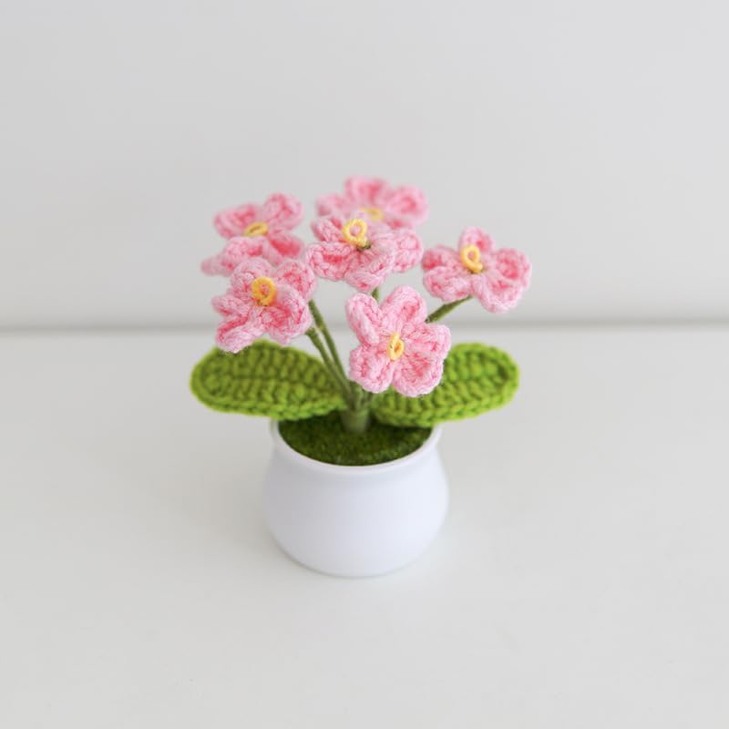 Artificial Handmade Pink Forget-Me-Not Flowers for Gifts & Decor